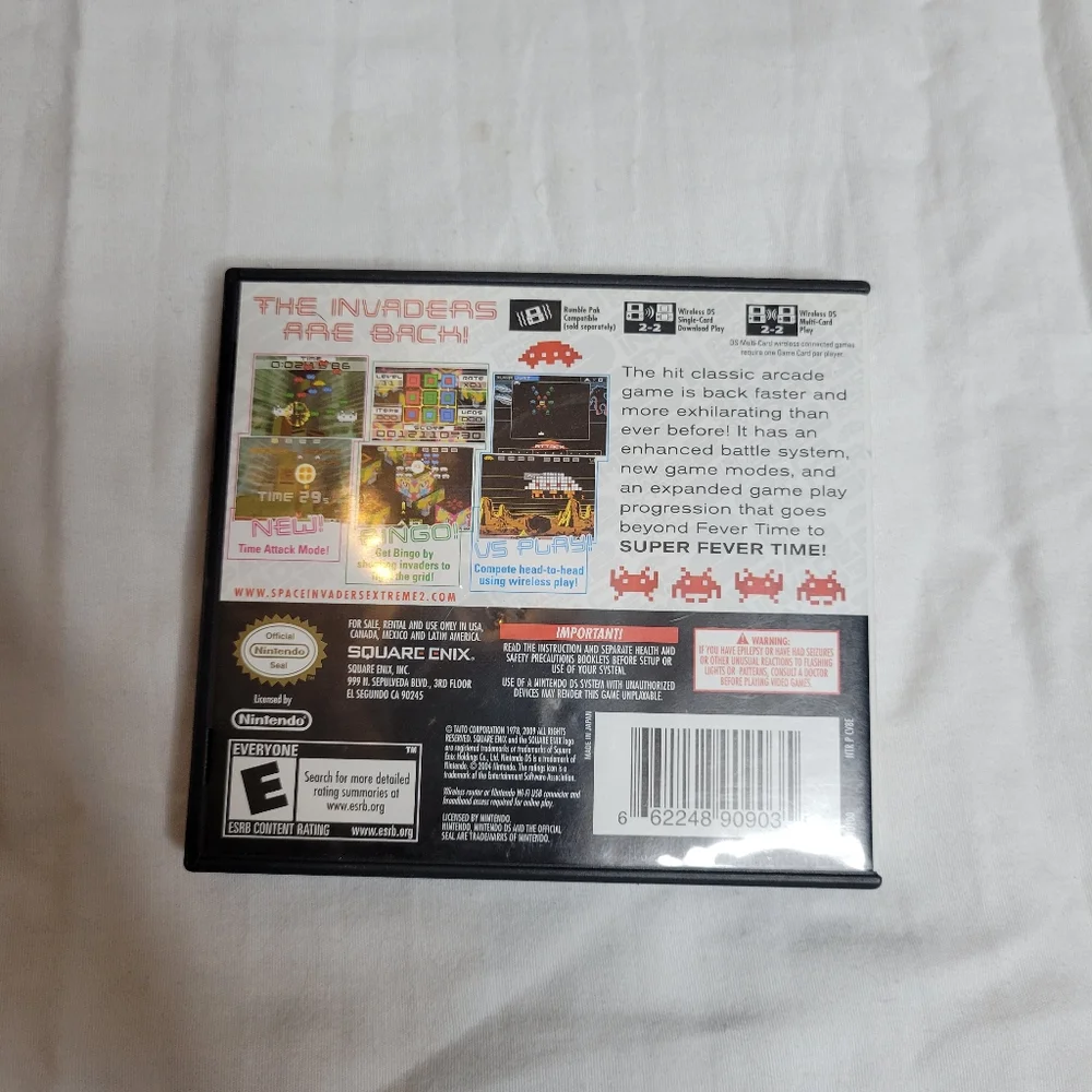 Nintendo DS 'Space Invaders Extreme 2'